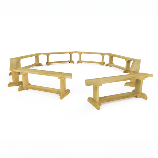 Freestanding Octagonal Benches